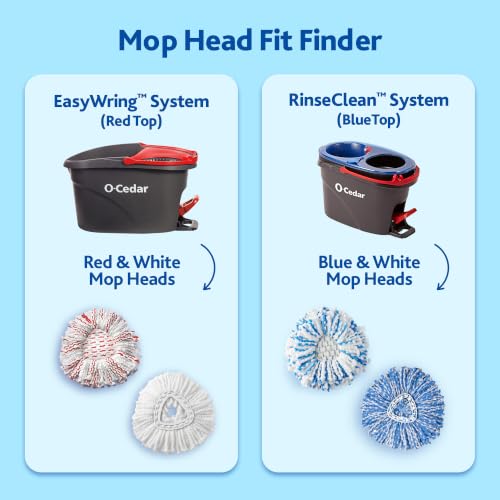Image of O-Cedar EasyWring Spin Mop Microfiber Refill, White Packaging May Vary