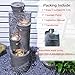 SERBILHOME Water Fountain Outdoor Garden 39.76