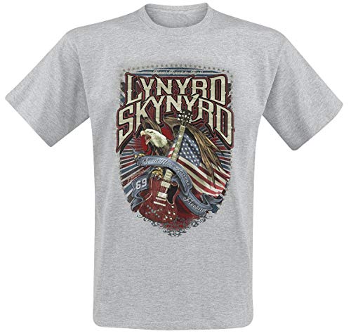 Générique Lynyrd Skynyrd Sweet Home Alabama T-Shirt Manches Courtes Gris chiné M