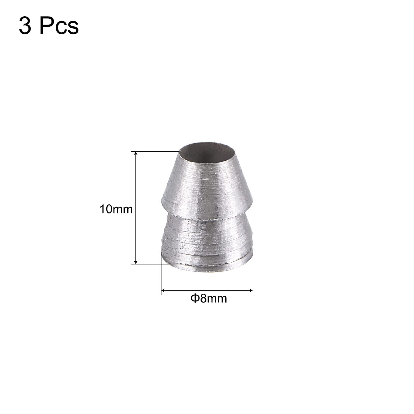 uxcell Round Steel Handle Wedges for Axe, Claw Hammer, Sledge Hammer, Axe Handle Wedge 3Pcs 8mm