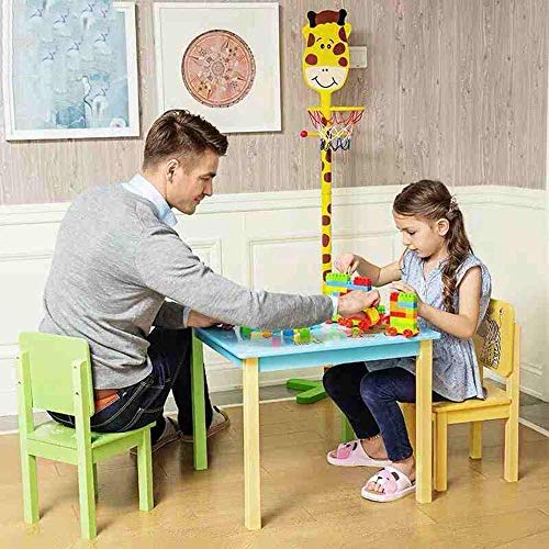 RONGW JKUNYU Dining Chair Kid's Study Desk Chair Set Childrens Table And 2 Chairs- Indoor & Outdoor Furniture Nursery Activity Table Chairs (Color : Color, Size : 60x50/53x28cm) - Image 5