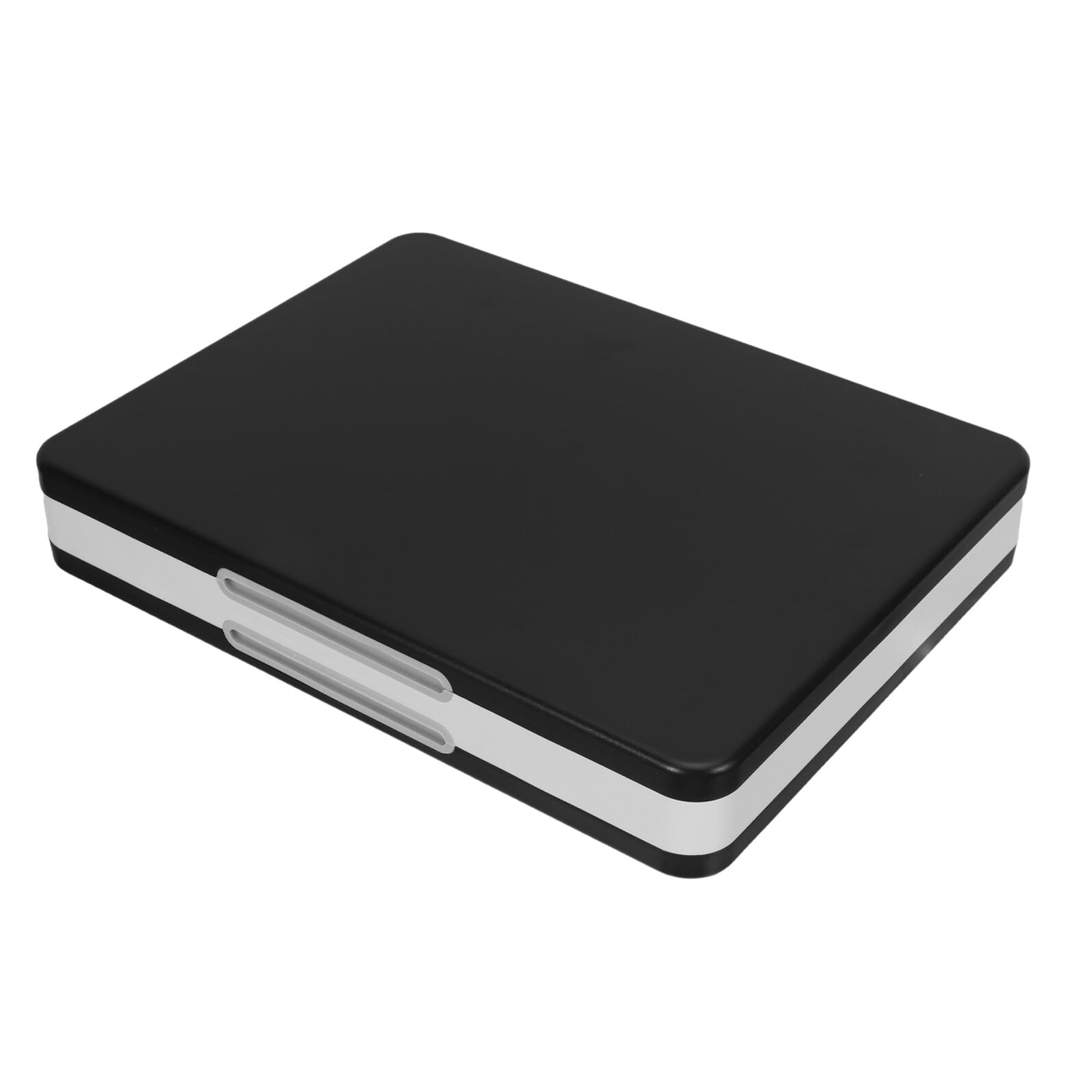 LRXIYODE Scatola Porta Carte da Gioco Compatta Nera 48 Scomparti con Chiusura Magnetica, Custodia Rigida in Abs e Silicone Morbido per Organizzatore Portatile Compatibile con Switch,