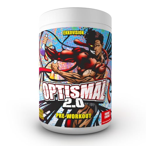 Image of Ekkovision Optismal V2 Pre Workout, Tingle, Cherry Limeade, 30 Servings | Energy, Focus & Performance Support for Gym, Weightlifting, Running & Training