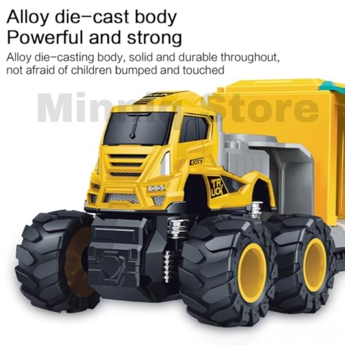 Image of Salling Transport Truck 1:43 Metal Toys Alloy Diecast Truck Set Toy, Diecast Miniature Car Model Best Birthday Gift for Kids[Multicolor = Sent Any 1 Truck]