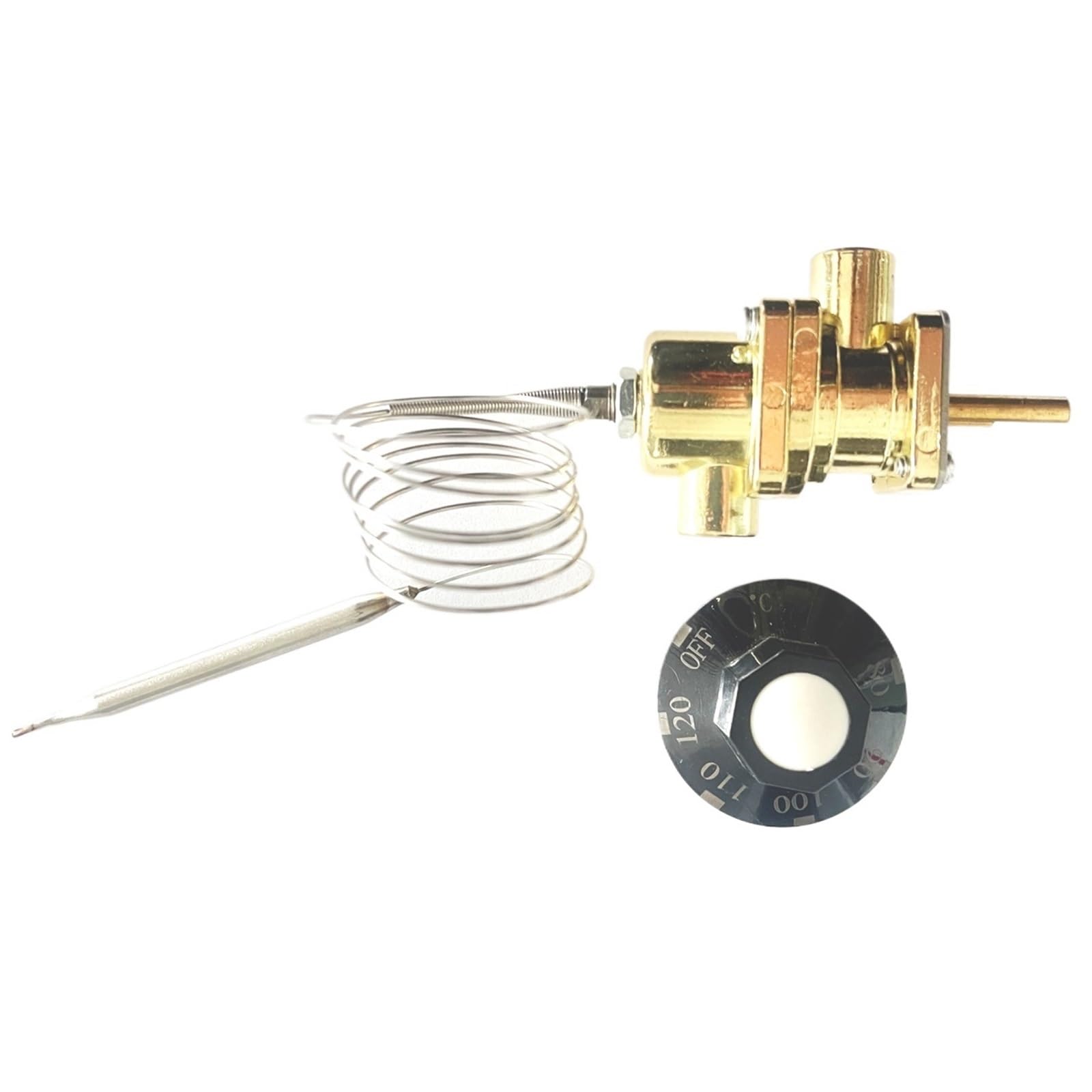 Termostat zaworu gazowego z rurką kapilarną sterującą 80-120℃ do pieca gazowego