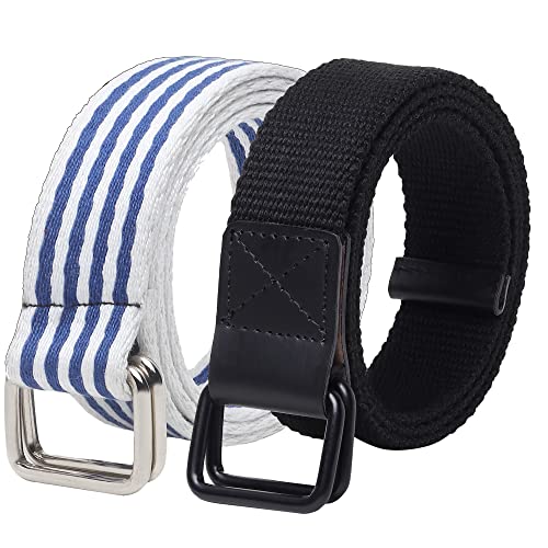 Image of ZORO Cotton Woven Fabric Belt for Men | M01-CB01 | Pack of 2