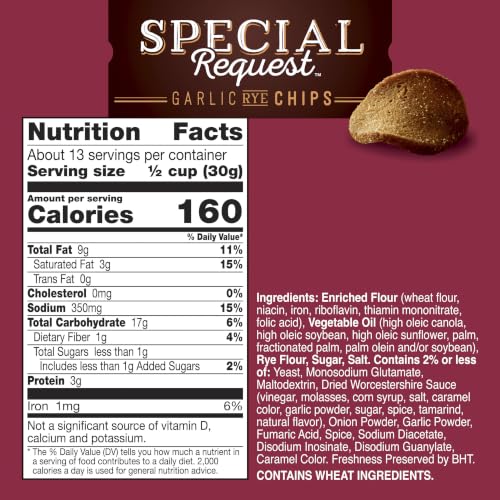 Gardetto's Snack Mix, Roasted Garlic Rye Chips, 14 oz - image 2