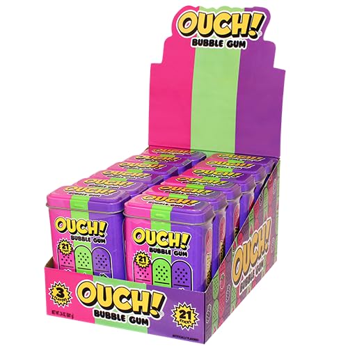 Chicles Bubble Gum en Lata, 2 oz, Pack de 12, Caramelo 90's miniatura 2
