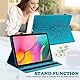 BOLELAW Hülle für Samsung Galaxy Tab S10 FE/S9 FE 10.9/S9 11 Tablet Hülle mit Stift und Stifthalter, Kartenschlitz Standfunktion Flip Fashion Schutzhülle, Blau