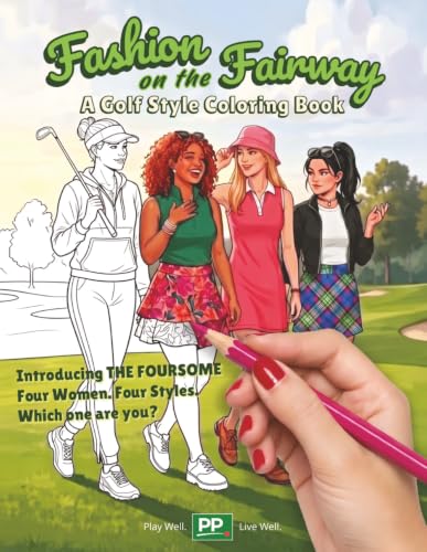 Fashion on the Fairway: A Golf Style Coloring Book image 2