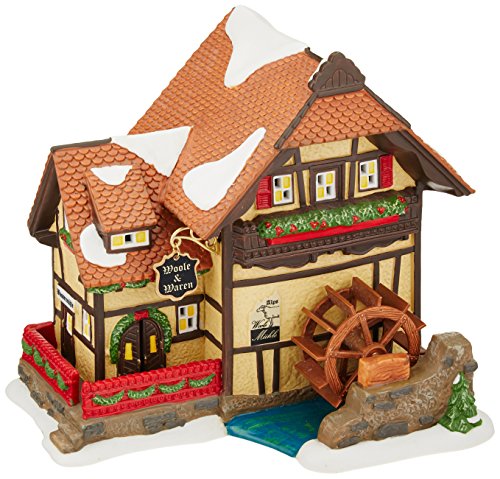 Department 56 Alpine Village Alpen Woolen Mill Lit House
