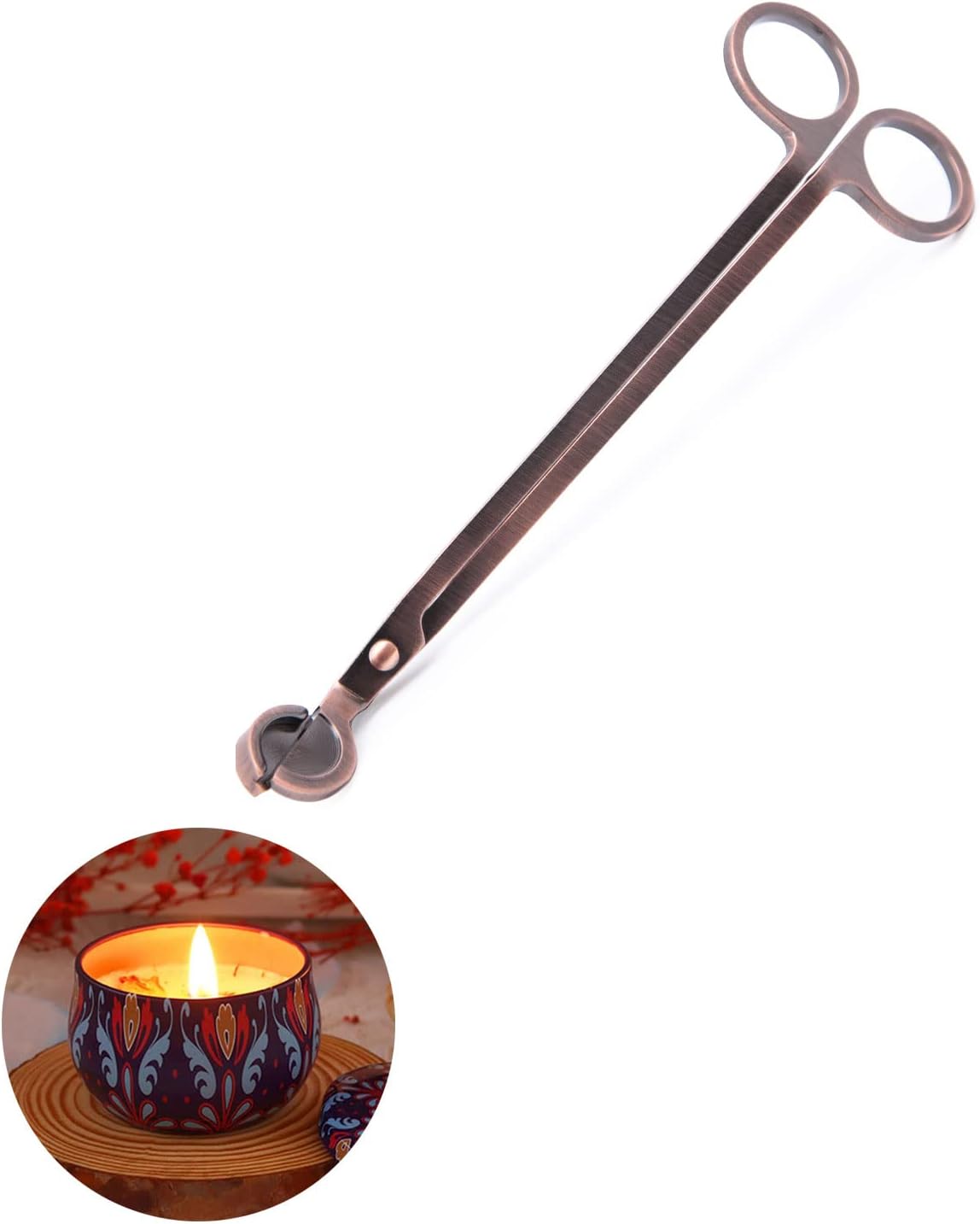 Capesaro Candle Wick Trimmer Polished Stainless Steel