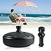 DHHVIC Base De Jardin Au Soleil De Jardin, Parapluie De Plage Rond Portable, Terrasse Base De Parapluie, Base De Jardin Extérieure, Auvent, Accessoires Durables en Été