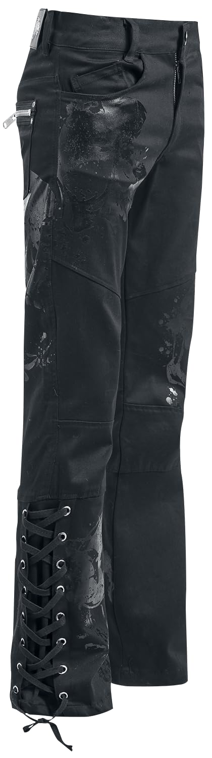 Adrian Pant Boot Cut Männer Stoffhose schwarz