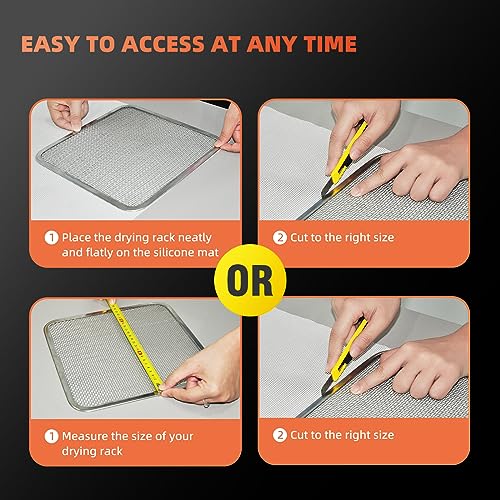 image for Septree Dehydrator Sheets, 2000x350mm DIY Silicone Mesh [2 Pack], Non 