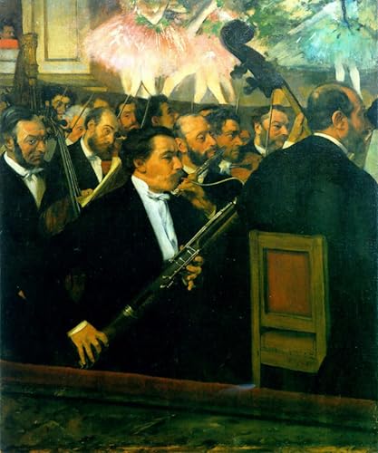 Tableau Impressions d'Art l'Orchestre de l'Opéra d'Edgar Degas - Finition Premium