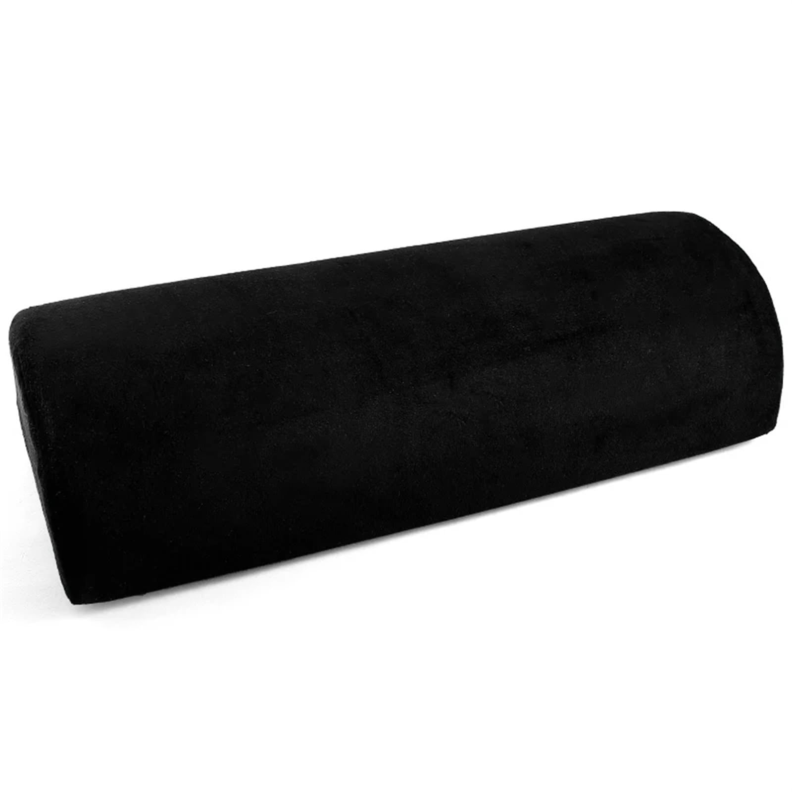 FonHNDG Lash Pillow Eyelash Extension Flannel Pillows Half Circle Salon Pillow Grafted Eyelashes For Beauty Use Headrest Neck Support(Black)