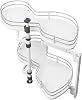 VADANIA Kitchen Cabinet Blind Corner Pullout Organizer for 800mm Cabinet, 2 Tiers Swing Tray, Soft Close, Right Handed Open