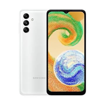 Samsung Galaxy A04s 64GB 4G Wi-Fi Tela 6.5'' Dual Chip 4GB RAM Câmera Tripla + Selfie 5MP Bateria de 5000mAh - Branco