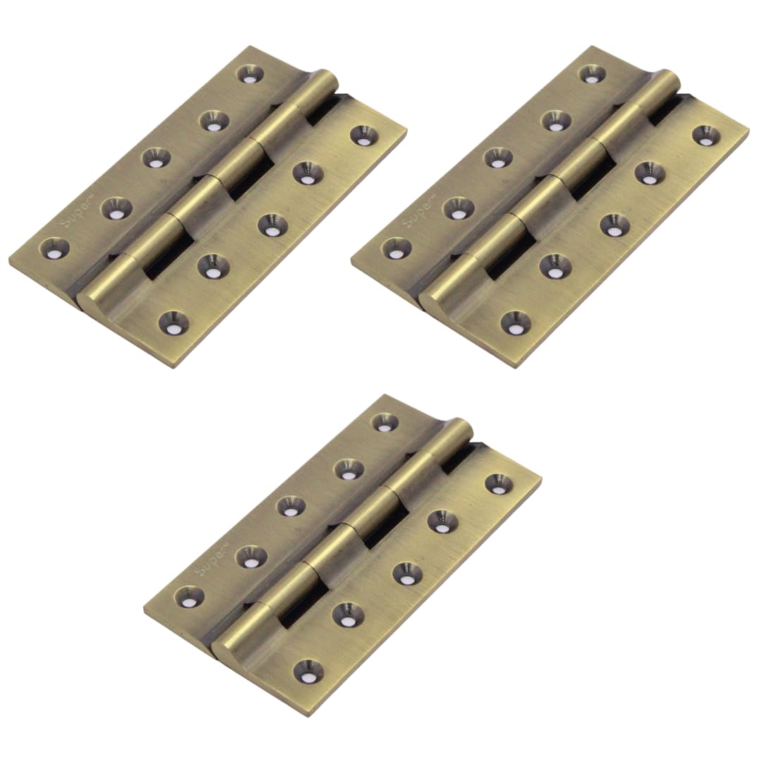 ハッチ　ICONIC 5PLUS MA Brass Antique Premium Hinges 5 Inch x 1.1/8 x 5/32 | Super Soft