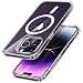 Produktbild ESR für iPhone 14 Pro Max Hülle, kompatibel mit MagSafe, Krystec Klare Hülle mit HaloLock, sehr vergilbungsbeständig Handyhülle, stoßfester Militärnorm Schutz Case, Polycarbonat-Tasten, Klar