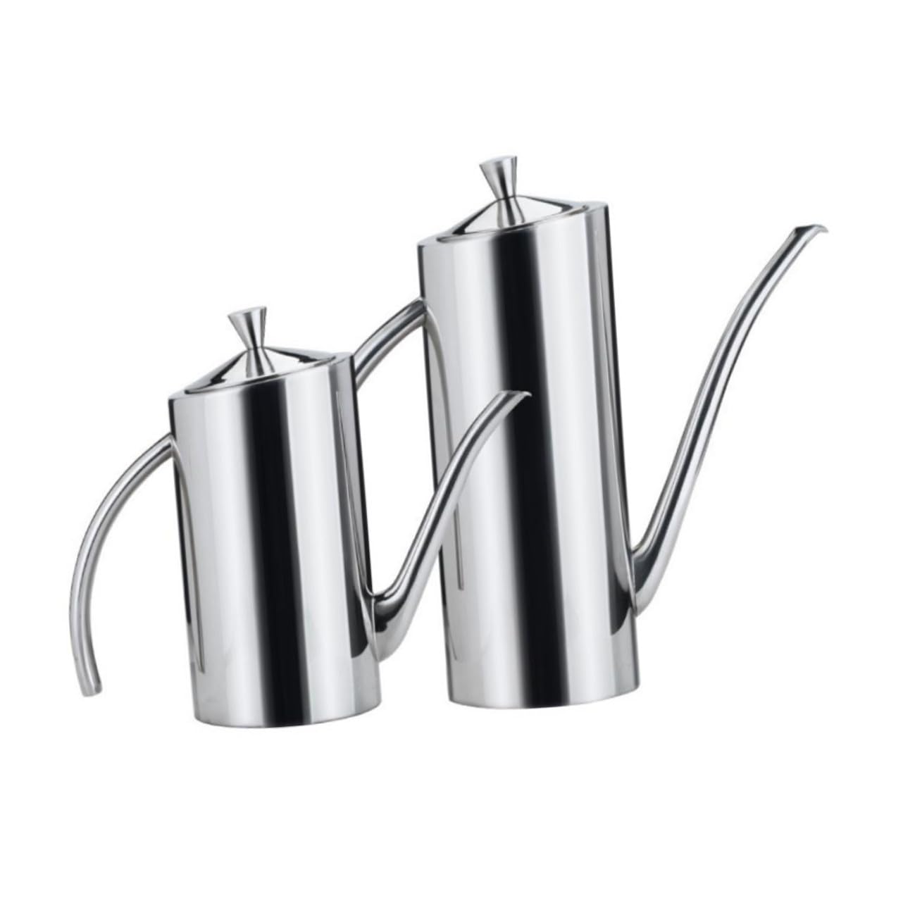 Gadpiparty Dispenser Controllo e Olio per Inossidabile 500ml Acciaio in Anti Goccia Cucina per Ristorante e Uso Domestico