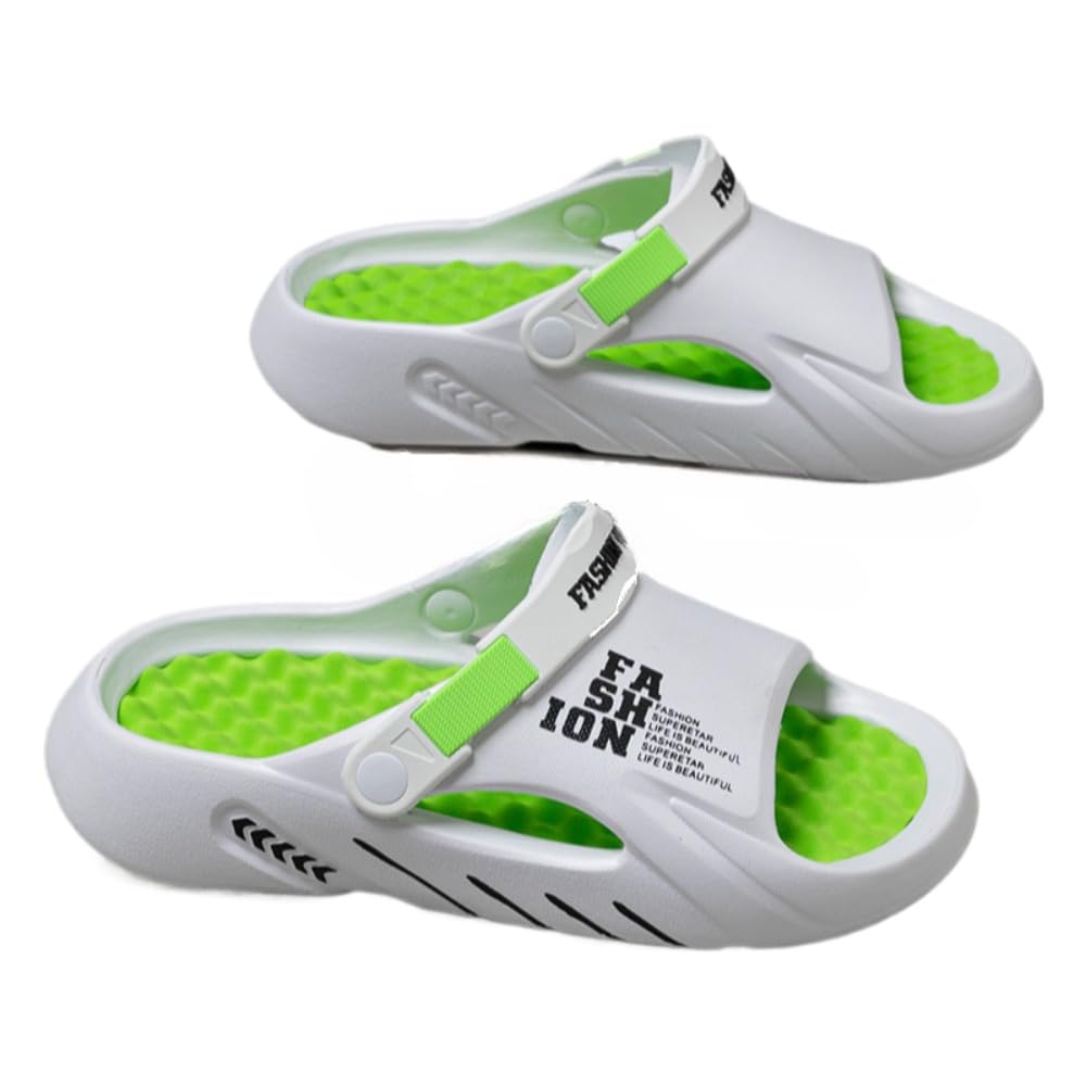 Foot Massage Acupressure Slippers for Men Japanese House Spa Shoes Water Sandals Reflexology Pressure Point Mat Slides Relieve Heel Arch Arthritis Neuropathy Pain Stress Plantar Fasciitis Relief Gift