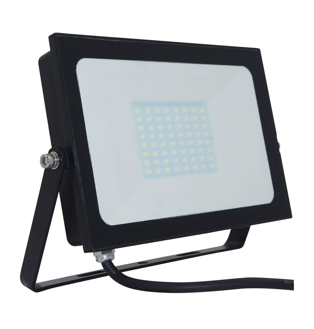 Phoebe LED Floodlight 50W Atlas-Mini IP65 (200W Equivalent) 4000K Cool White Black 4000lm Floodlights Security External Outdoor Weatherproof Light