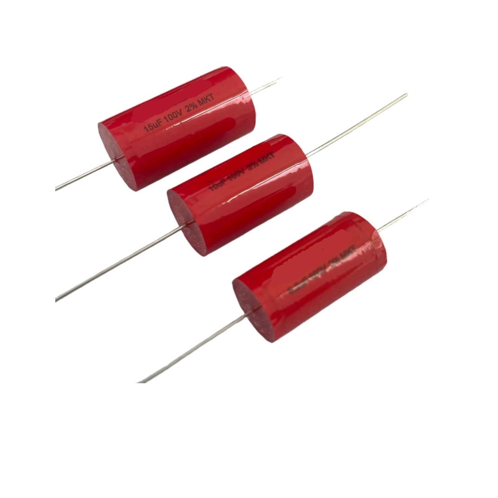LEOTNNDQ 1pcs 8.2UF 10UF 15UF 100V Copper Foot Audio Crossover Capacitor(10uf 1pcs)