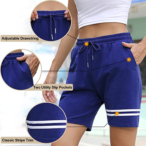 CMTOP Pantaloncini Donna Sportivi Vita Alta