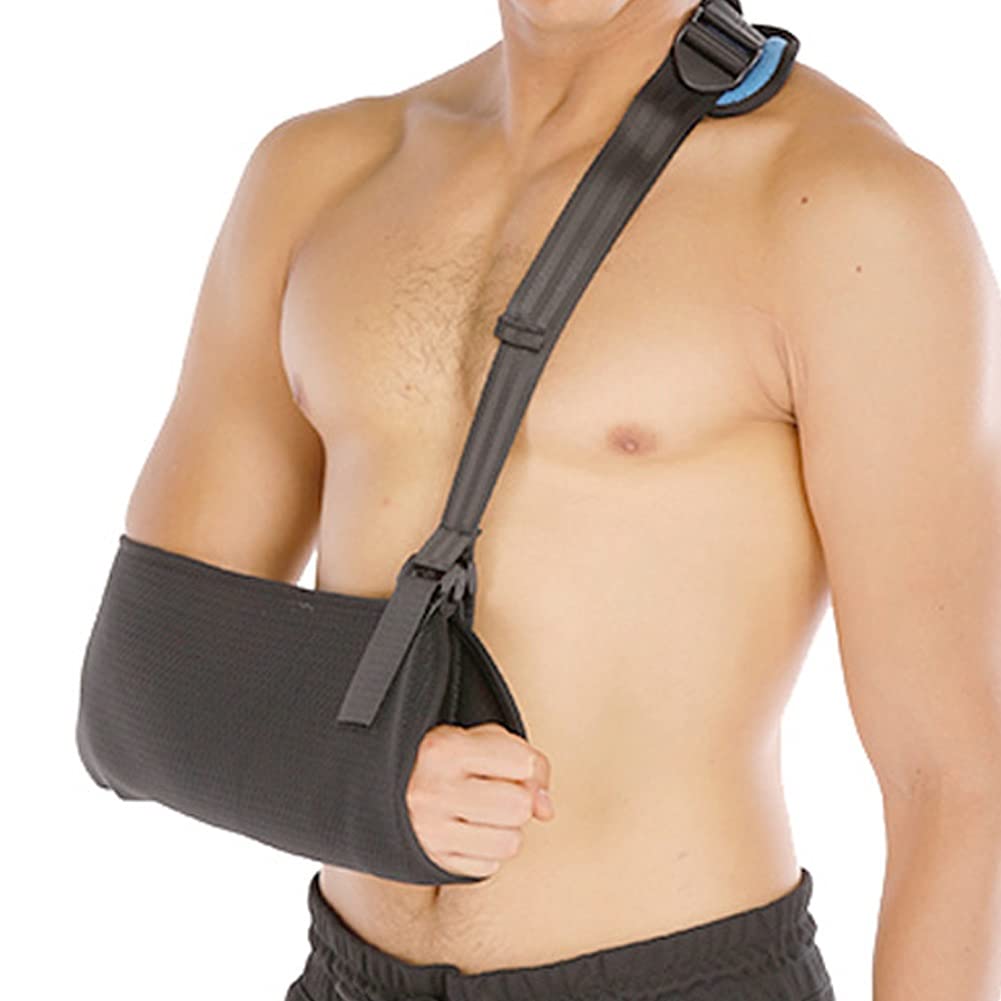 Cabestrillo para Brazo Inmovilizador de Hombro médico Ajustable Brace Soporte de Codo de Manguito rotador Transpirable para Huesos fracturados Rotos Dislocación Fractura Esguinces Recuperación rápida