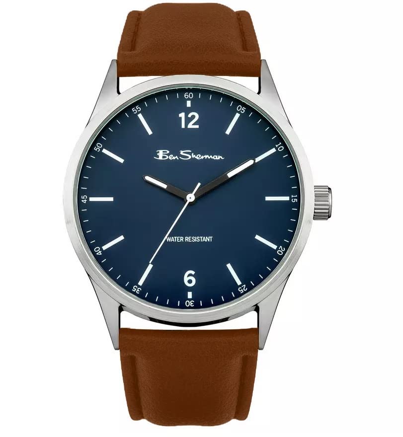 Ben Sherman Mens Analogue Classic Quartz Watch with PU Strap BS123G