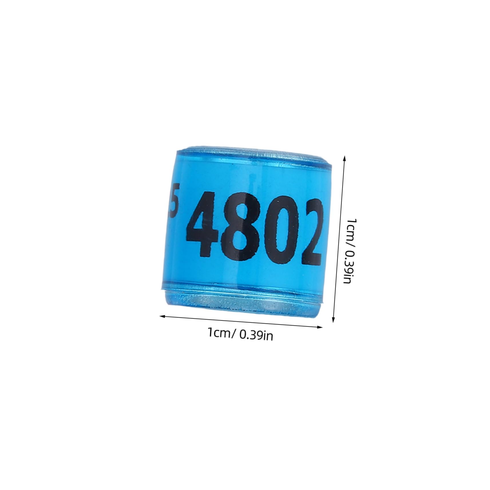 Gogogmee 100pcs Racing Pigeon Anklet Leg Bands Poultry Foot Bands for Homing Pigeons