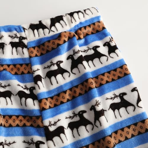 Christmas Pajamas Pants for Women Flannel Fuzzy Christmas Tree Pj Bottoms - image 8
