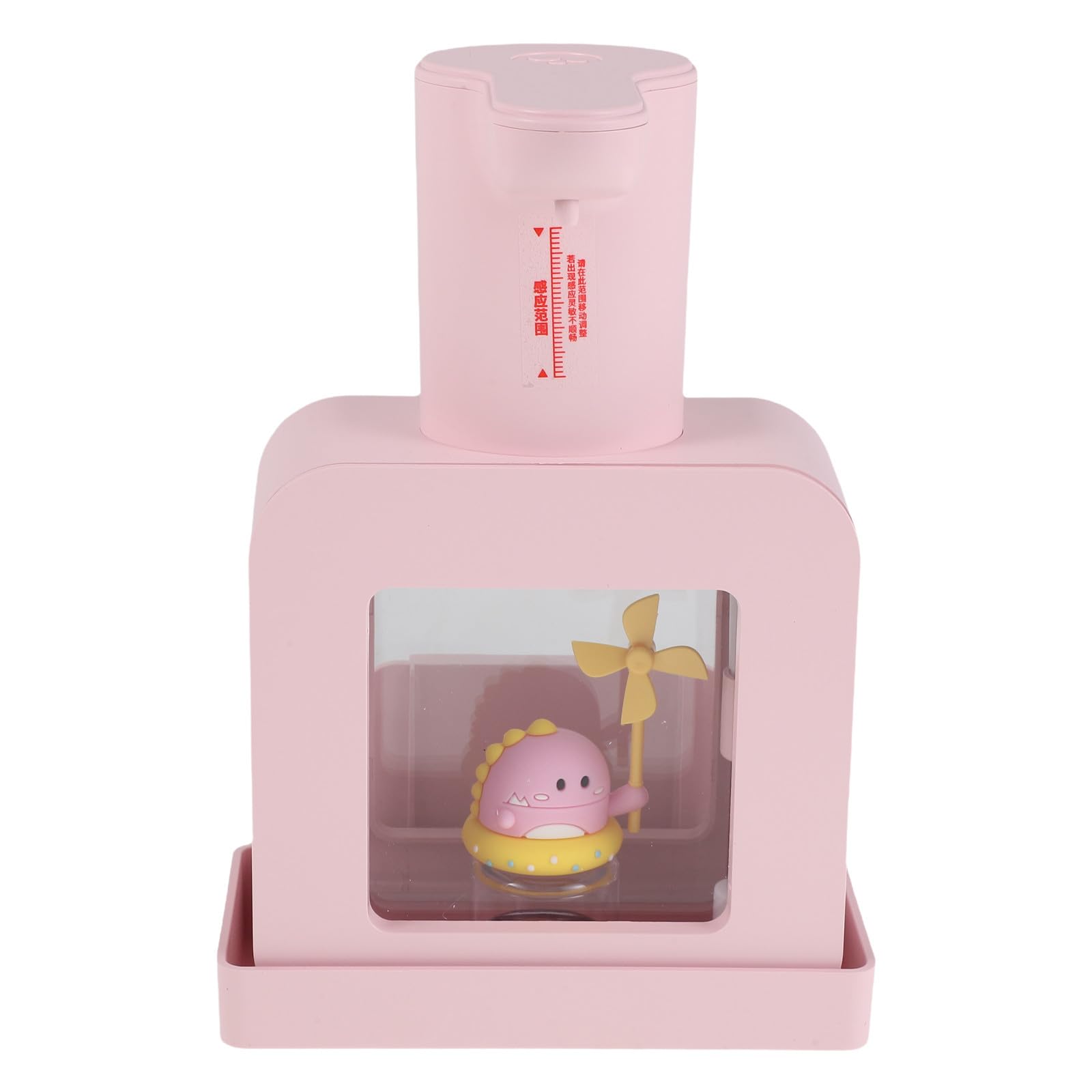 Dispensador Automático de Jabón de Manos, Dispensador de Jabón Automático, Abs, Rosa, Sensor de Precisión, sin Contacto, Recargable, para Cocina y Oficina