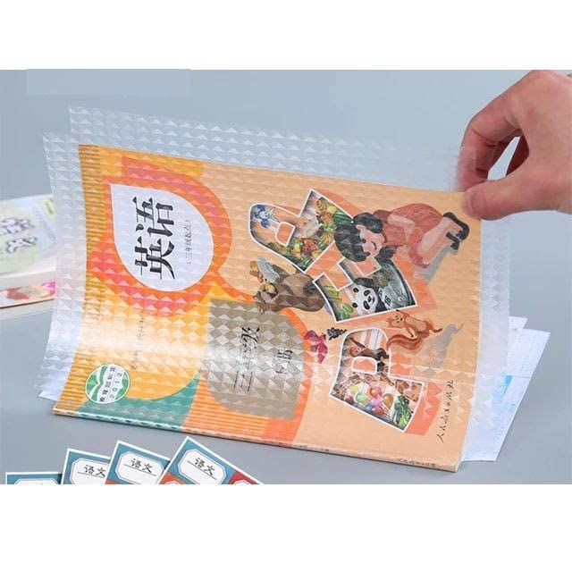 CELLEBII® Quality Clear Self Adhesive Book Covering Film with Diamond