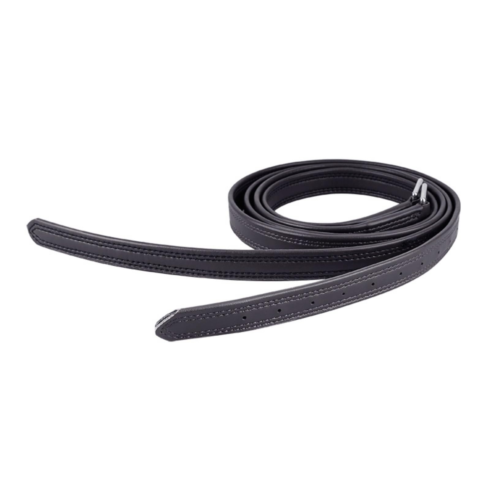 Correa Estribo Ajustable Correa Cuero con Hebilla Resistente Acción Estribo para Jinetes, Adultos, Equitación, Entrenamiento, Instalación Equina, Negro, Niños
