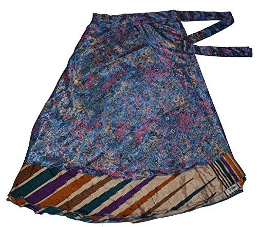 Wevez Ladies Magic Wrap Sari Skirt (36M)