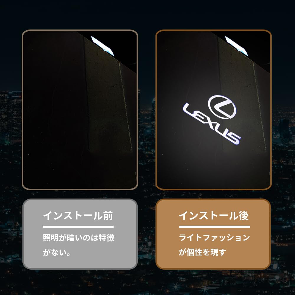 Amazon | 2025新型レクサスRX NX カーテシライト 車用 カーテシー