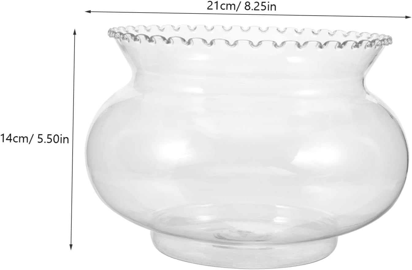 Outanaya Multi-Function Desktop Aquarium Tank for Betta and Fish Bowl Decorative Plants Office