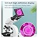Binocular Microscope, Compound Microscope, Binocular Compound Microscope-with Electronic Eyepiece/Display, Adjustable Rotating Professional Microscope(20000)