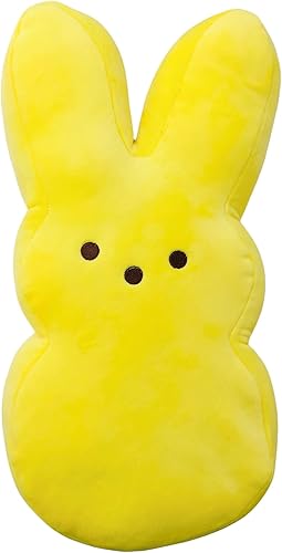 Conejito de peluche de 15 pulgadas Pascua (amarillo) 6 ancho x 8 largo x 15 pulgadas de alto