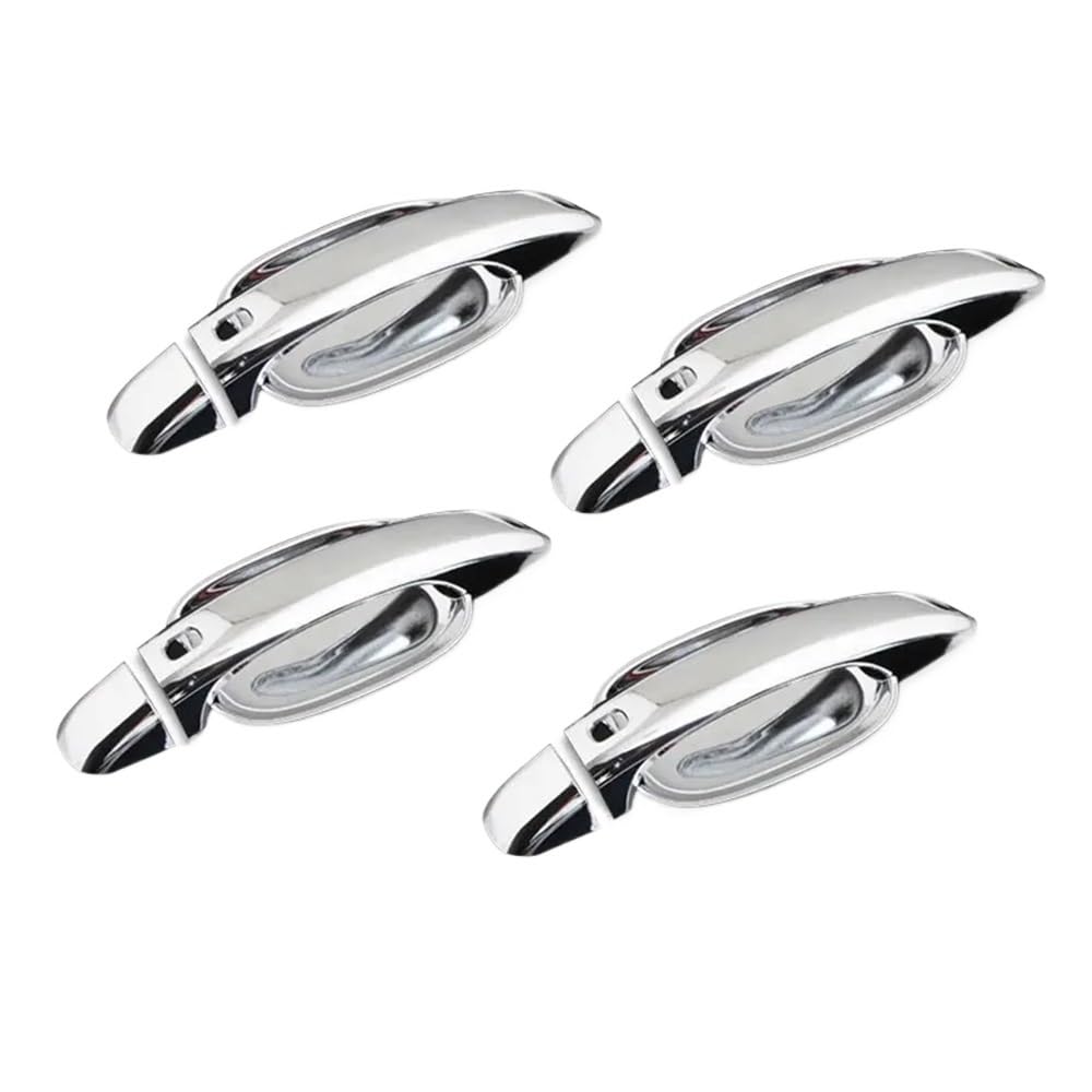 Mlhoghigd Silver Handle-Bowl Door Handle Car Door Handle Bowl Cover Sticker For For S4 For A5 2009-2015 Styling Accessories