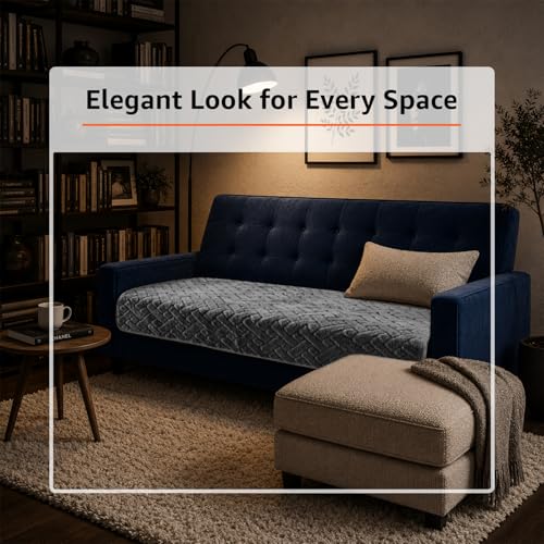 Image of Amazon Basics - Jacquard Quilted Make Your Own Sofa Cover |70 x 180 cm| Microfiber Sofa Slipcover | 350 GSM (3 Seater)