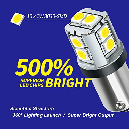 Led CANBUS Blanco BA9S 12V 24V Sin error 4 unidades miniatura 3