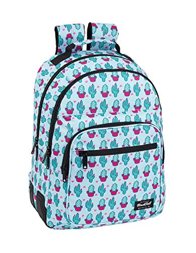 Blackfit8 Cactus Mochila Doble con Cantoneras Adaptable a Carro