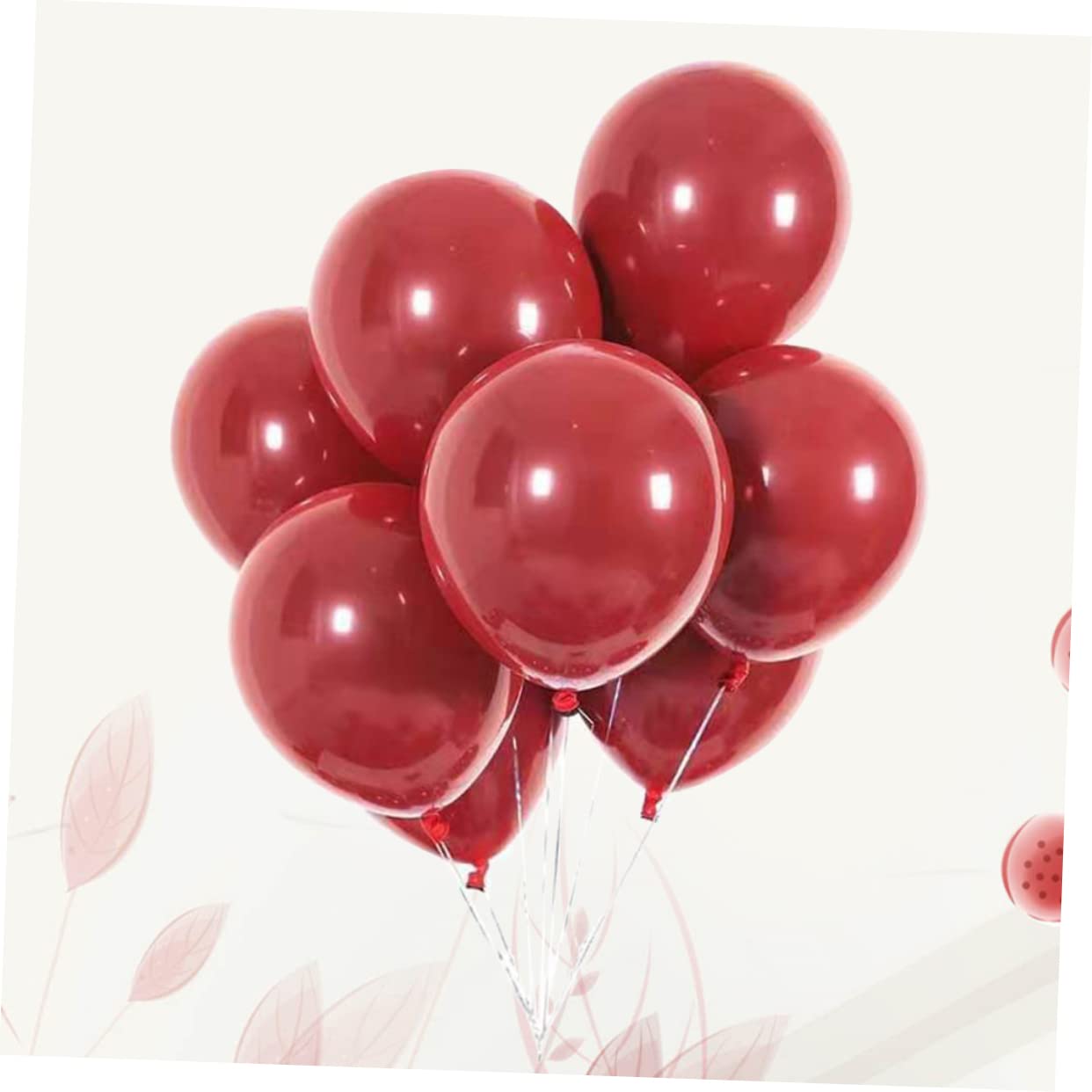Palloncini Decorativi Matrimonio in Lattice Rosso 25 Pezzi 18 Pollici | Festa e Banchetto, Atmosfera Romantica, Set da 25, Accessori per Allestimenti e Bomboniere