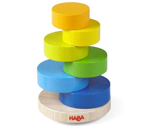 Foto 2 de 8 de HABA 305403 - Juego de Apilar Torre Tambaleante, Juego de destreza de Madera. Más 2 años