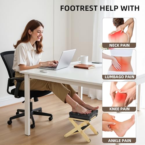 Foot-Rest-for-Under-Desk-at-Work-Wooden-Under-Desk-Footrest-with-Non-Slip-Rubber-Stepping-Surface-Ergonomic-Foot-Stools-for-Under-Office-Desk-Enhances-Posture-Home-Office-Gaming-Pine