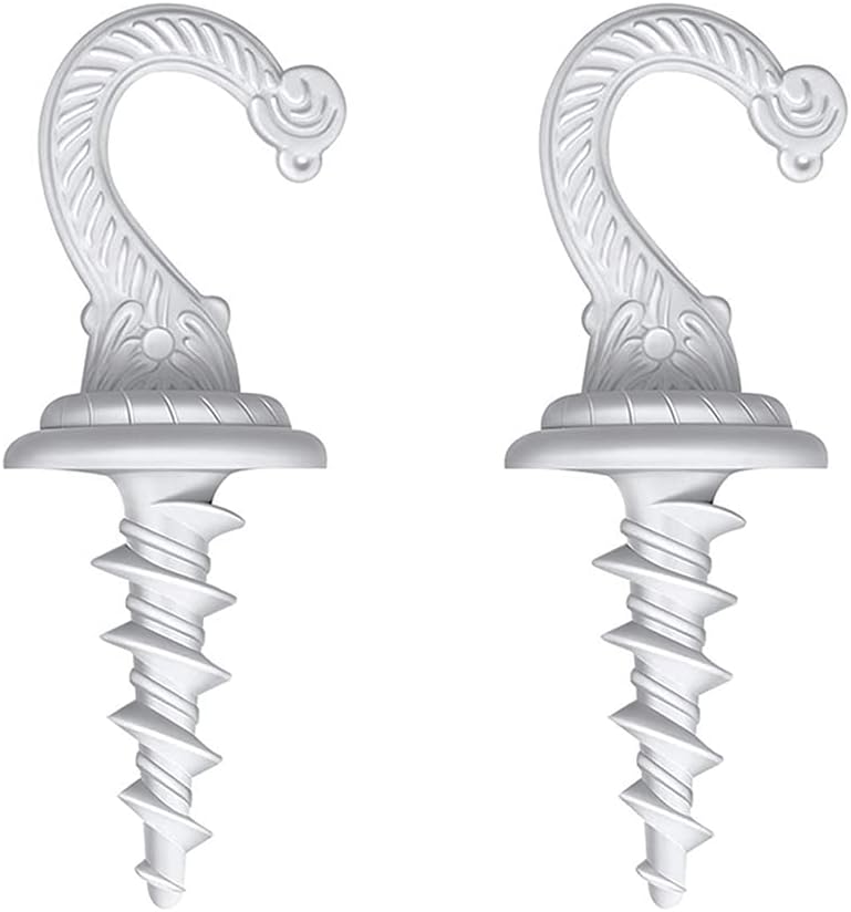 LIFEUNITE 8 Sets Of Heavy Duty Ceiling Hooks – For Hanging Plants, Canopies, Lights & More, Includes Hardware